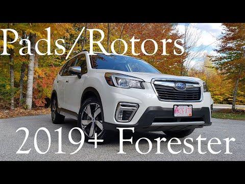 How to change rear brake pads and rotors on a 2019+ Subaru Forester