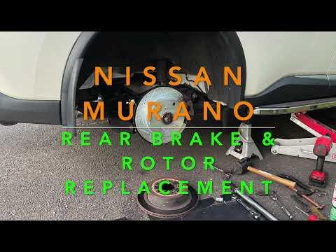 How to Change REAR Brakes and Rotors on a 2017 Nissan MURANO 2014-21  w/h Torque Specs (+most cars)