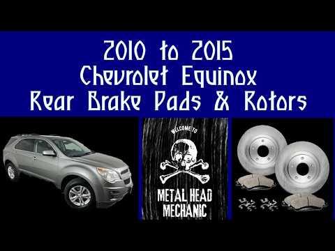 How to Replace Rear Brake Pads and Rotors on a 2010-2017 Chevrolet Equinox