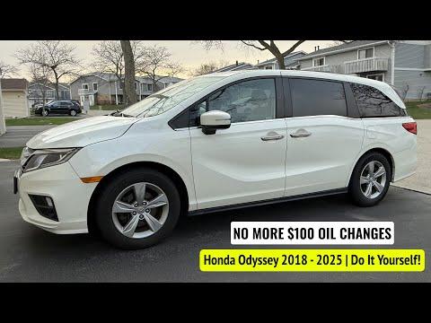 How to Change Engine Oil and Oil Filter on a 2011-2023 Honda Odyssey (Engine: V6 3.5L)
