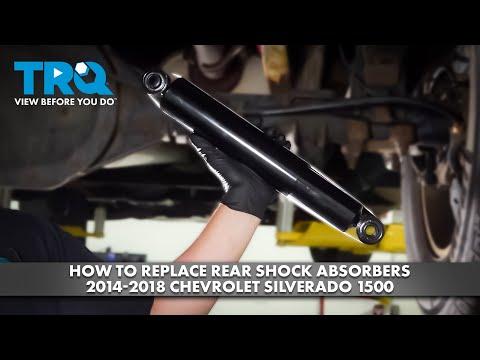 How to Replace Rear Shock Absorbers on a 2018 Chevrolet Silverado 1500