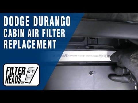 How to Replace the Cabin Air Filter on a 2016 Dodge Durango (Glove Box Method)