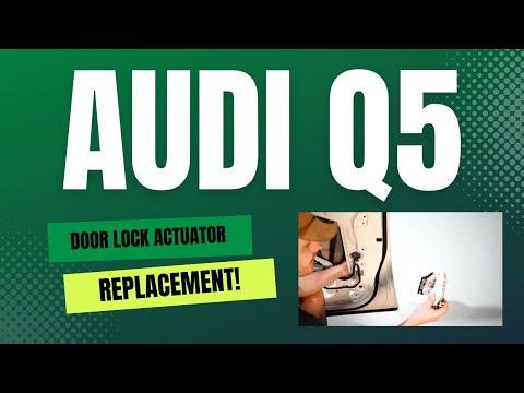 How to Replace the Rear Door Lock Actuator (Latch) on a 2018 Audi Q5