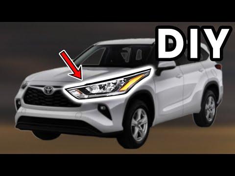 DIY 2020-2023 Toyota Highlander Headlight Removal | How To Remove Toyota Highlander Headlight