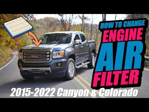 How to Replace Engine Air Filter | 2015-2022 GMC Canyon &amp; Chevy Colorado