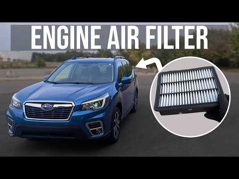 How to Replace the Engine Air Filter on a 2019-2026 Subaru Forester (Engine: Flat 4 2.5L)