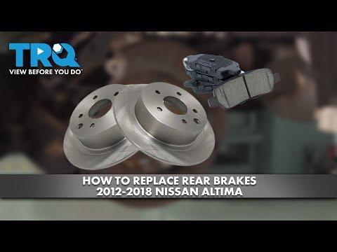 How to Replace Rear Brake Pads on a 2013 Nissan Altima