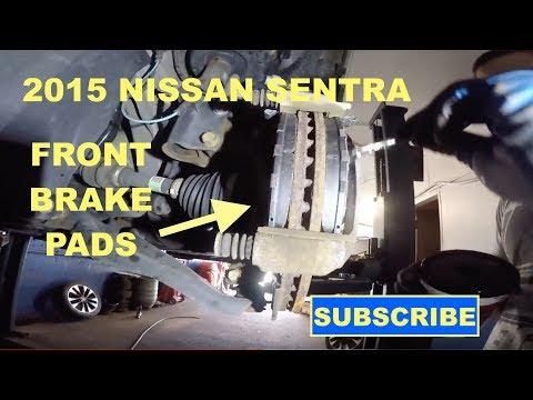 How to change Front Brake Pads on 2015 Nissan sentra