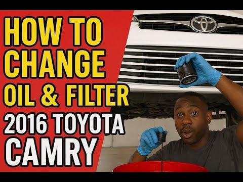 How to Change Oil & Filter on a 2016 Toyota Camry (Step-by-Step DIY)