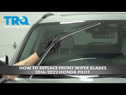 How to Replace Front Windshield Wipers on a 2016-2025 Honda Pilot