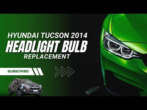 Hyundai Tucson 2014 Headlight Bulb Replacement