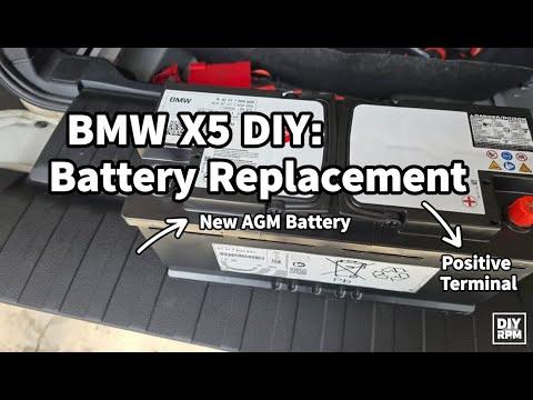 How to Replace and Register the 12V AGM Battery on a 2016 BMW X5