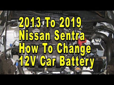 How to Replace the 12V Battery on a 2018 Nissan Sentra (Group 51R)