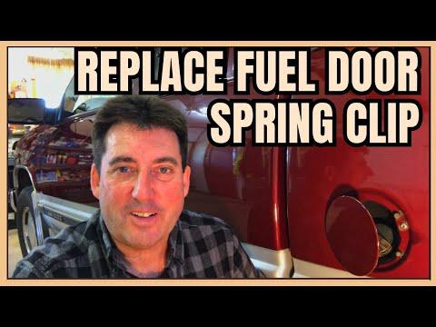 How to Replace a Fuel Door Spring Clip on GMC and Chevy Trucks