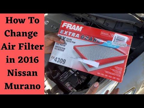How to Replace the Engine Air Filter on a 2016 Nissan Murano