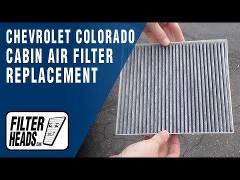 How to Replace the Cabin Air Filter on a 2016 Chevrolet Colorado (Glove Box Access)