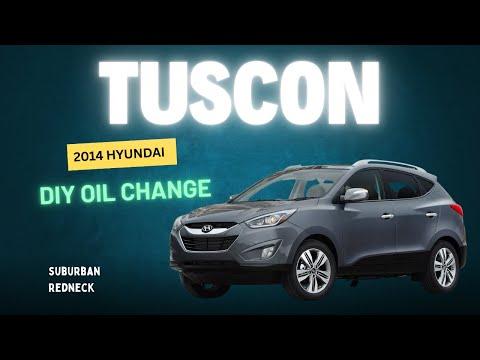How to change oil 2014 Hyundai Tuscon