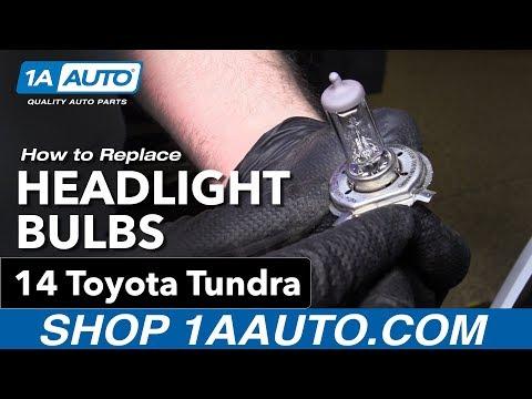 How to Replace Low & High Beam Headlight Bulbs on a 2018 Toyota Tundra