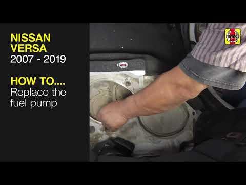 How to Replace the fuel pump on a Nissan Versa 2007 to 2019