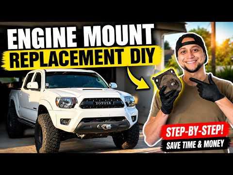 How to Replace Engine Mounts on a 2012 Toyota Tacoma 2.7L
