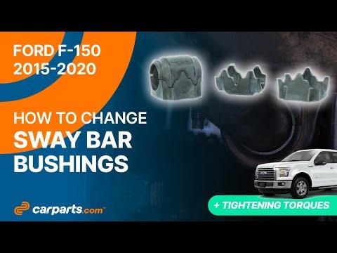 How to Replace Front Sway Bar Bushings on a 2015-2020 Ford F-150 (Trim: XL)