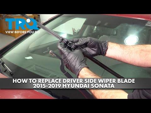 How to Replace Driver Side Wiper Blade 2015-2019 Hyundai Sonata