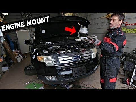 FORD EDGE ENGINE MOUNT REPLACEMENT REMOVAL. LINCOLN MKX.How to fix vibration?