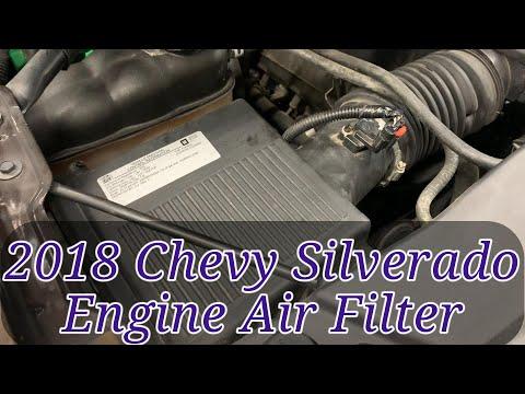 How to Replace the Engine Air Filter on a 2018 Chevrolet Silverado 1500