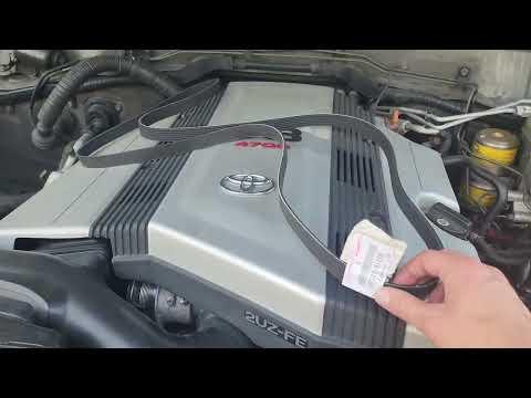 How to Replace the Serpentine Belt on a 2016 Toyota Land Cruiser