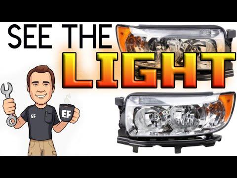 SUBARU Forester Headlamps- REPLACEMENT &amp; AIMING!