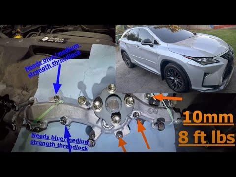 How To Water Pump Replacement &amp;  Coolant Bleed For 16-20 Lexus RX350 (SUPER detail) 2GR-FKS