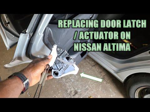 How to Replace the Rear Door Lock Actuator on a 2013-2018 Nissan Altima (Body: Sedan)