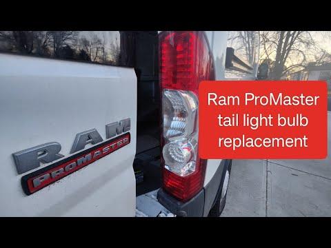 How to Replace Rear Turn Signal Bulbs on a 2016 Ram ProMaster 1500