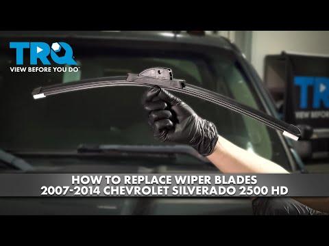 How to Replace Front Windshield Wiper Blades on a 2012 Chevrolet Silverado 1500