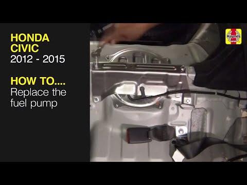 How to Replace the fuel pump on the Honda Civic 2012 to 2015