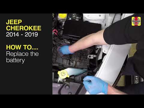 How to Replace the Battery on a 2018 Jeep Cherokee (Under Passenger Seat)