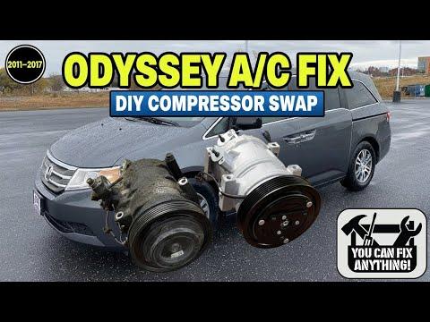 Odyssey A/C Compressor Replacement (2011-2017, 4th Gen): Step-by-Step DIY