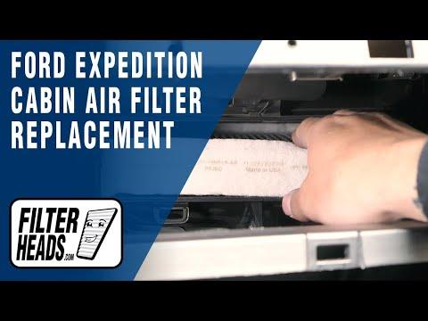 How to Replace the Cabin Air Filter on a 2018-2024 Ford Expedition (Engine: V6 3.5L)