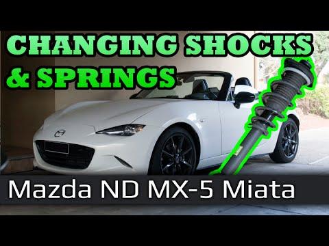 How to Replace Front & Rear Shock Absorbers on a 2018 Mazda MX-5 Miata (ND)