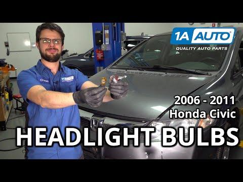 How to Replace Low & High Beam Headlight Bulbs on a 2007 Honda Civic