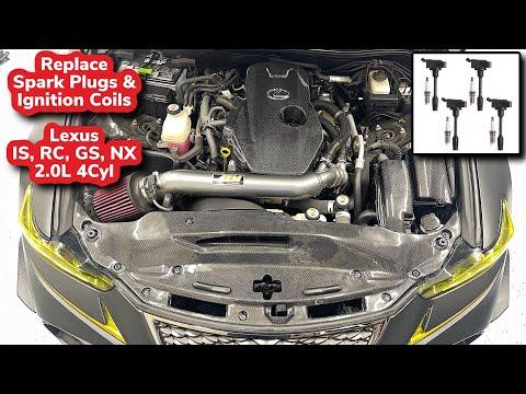 How To Replace Lexus Spark Plugs &amp; Ignition Coils. Lexus IS, RC, GS, NX 200t &amp; 300