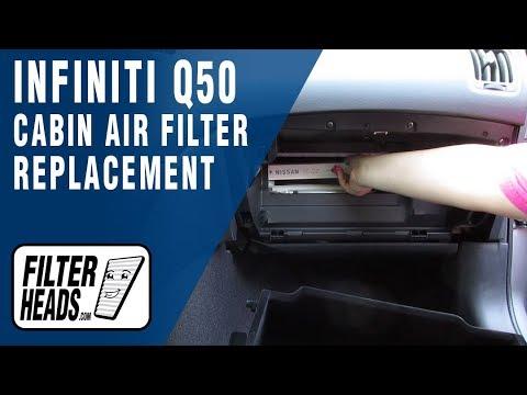 How to Replace the Cabin Air Filter on a 2016 INFINITI Q50 (Step-by-Step Guide)