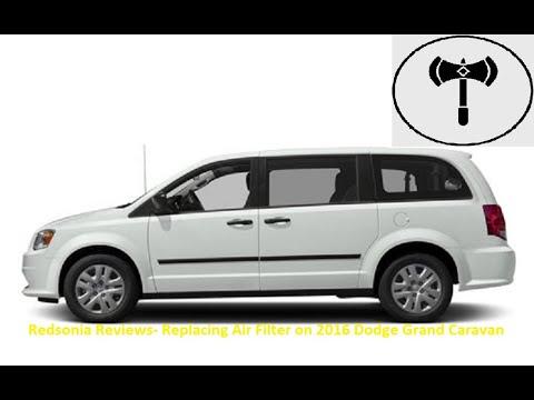Replacing the Engine Air filter on a 2016 Dodge Grand Caravan