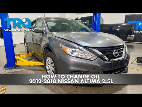 How to Change Oil 2012-2018 Nissan Altima 2.5L