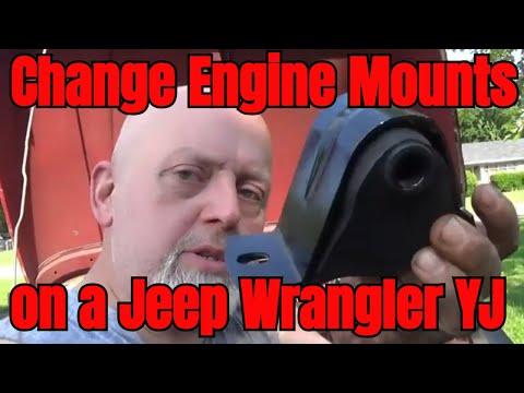 How to Replace Engine Mounts on a 2012-2017 Jeep Wrangler 3.6L V6 (Engine: V6 3.6L)
