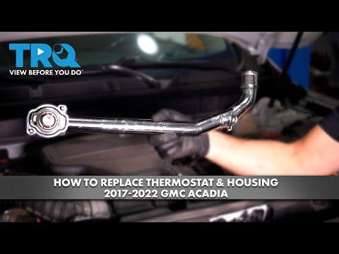 How to Replace the Thermostat Housing Assembly on a 2018 GMC Acadia