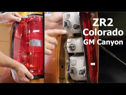 How to change light bulb for brake or turn signal on 2015 to 2022 Chevy Colorado