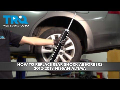 How to Replace Rear Shock Absorbers on a 2013 Nissan Altima
