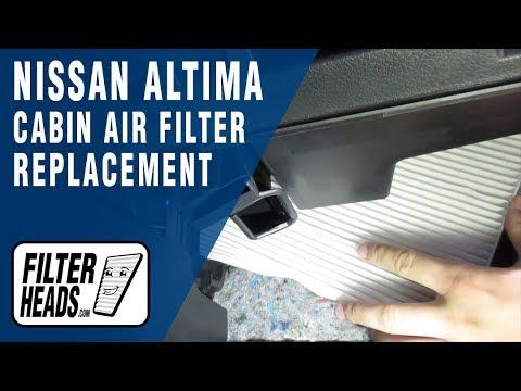 How to Replace the Cabin Air Filter in a 2013-2018 Nissan Altima (Engine: Inline 4 2.5L)