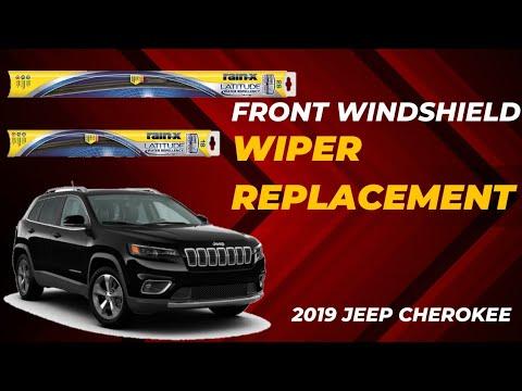 How to Replace Front Windshield Wiper Blades on a 2016 Jeep Cherokee